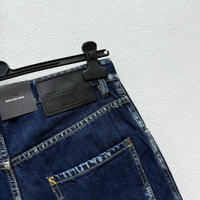 Dsquared2 DSQUARED2 Dark Blue Denim Casual Pants 0089 Size US 26 / EU 42 - 6 Thumbnail