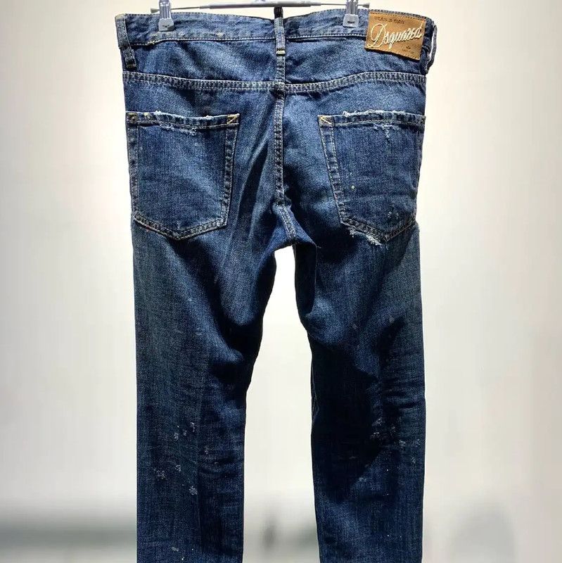 Dsquared2 DSQUARED2 Blue Denim Casual Pants for Men 0089 Size US 34 / EU 50 - 2 Thumbnail