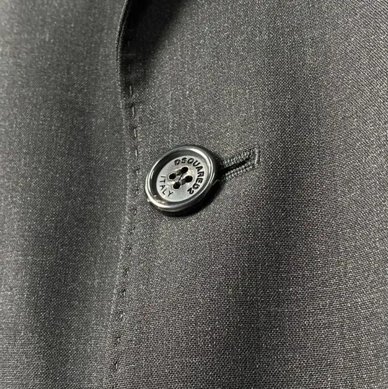 Dsquared2 DSQUARED2 Dark Gray Wool Men's Jacket 0089 Size US XS / EU 42 / 0 - 6 Thumbnail