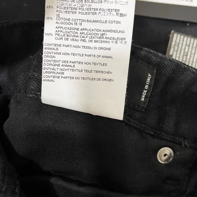 Dsquared2 DSQUARED2 Black Cotton Casual Pants for Men 0089 Size US 26 / EU 42 - 4 Thumbnail