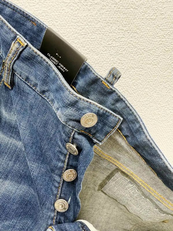 Dsquared2 DSQUARED2 Men's Blue Denim Casual Pants 0089 Size US 34 / EU 50 - 7 Thumbnail