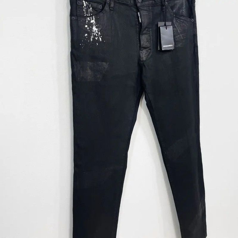Dsquared2 DSQUARED2 Black Denim Casual Pants for Men 0089 Size US 44 / EU 60 - 3 Thumbnail