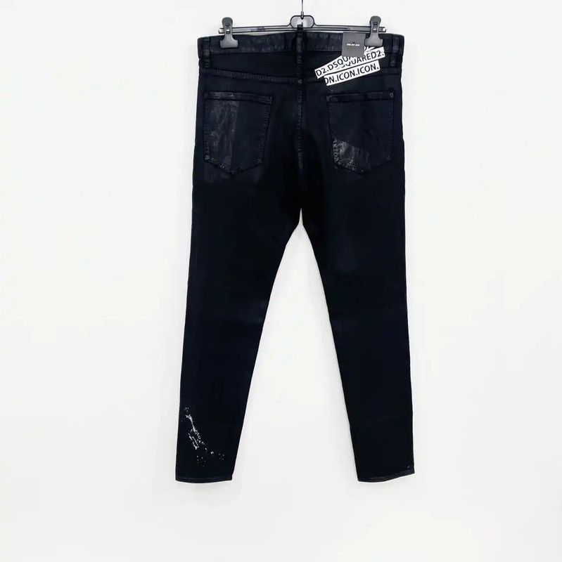 Dsquared2 DSQUARED2 Black Denim Casual Pants for Men 0089 Size US 44 / EU 60 - 2 Thumbnail