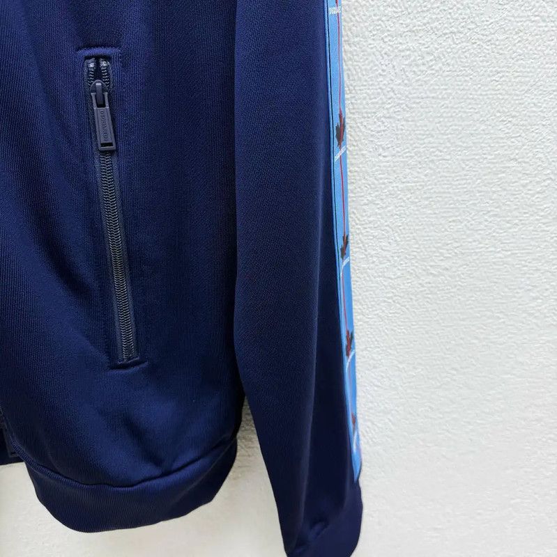 Dsquared2 DSQUARED2 Blue Zip-Up Long Sleeve Jacket 0089 Size US XL / EU 56 / 4 - 3 Thumbnail