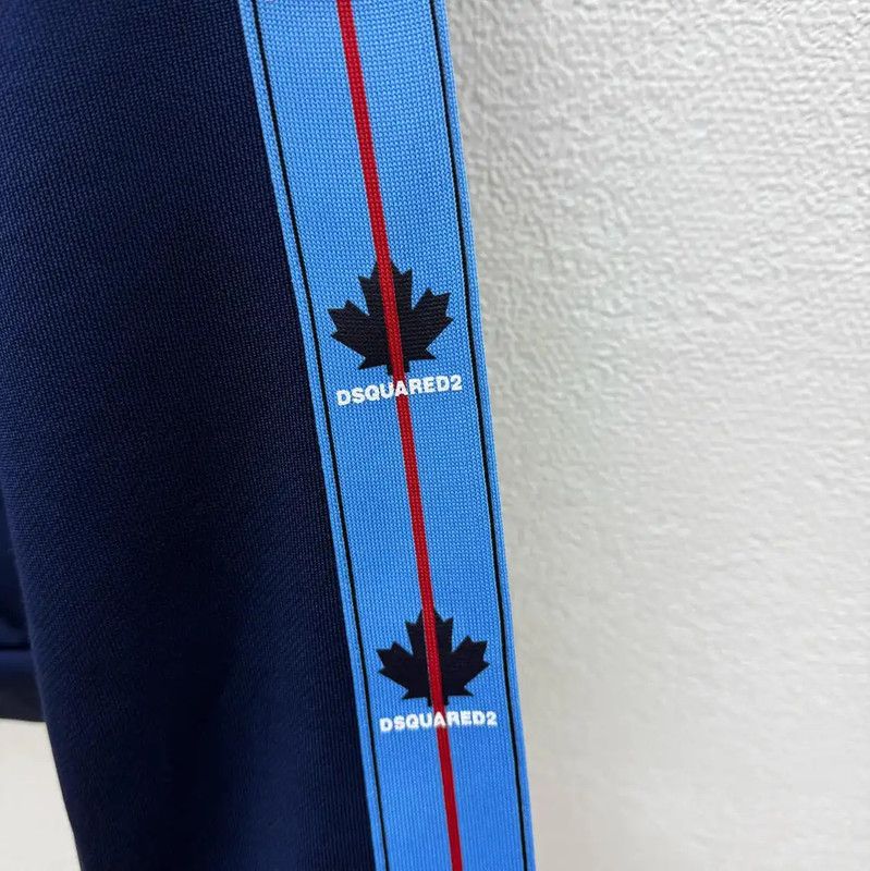 Dsquared2 DSQUARED2 Blue Zip-Up Long Sleeve Jacket 0089 Size US XL / EU 56 / 4 - 4 Thumbnail