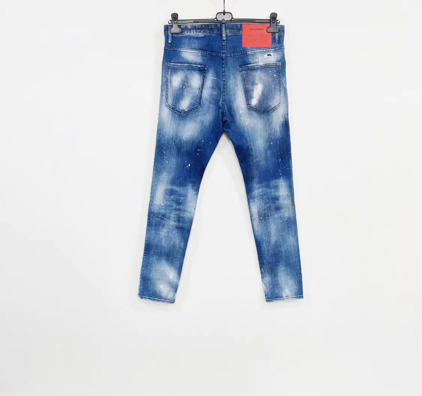 Dsquared2 DSQUARED2 Light Blue Men's Casual Jeans 0089 Size US 26 / EU 42 - 2 Thumbnail