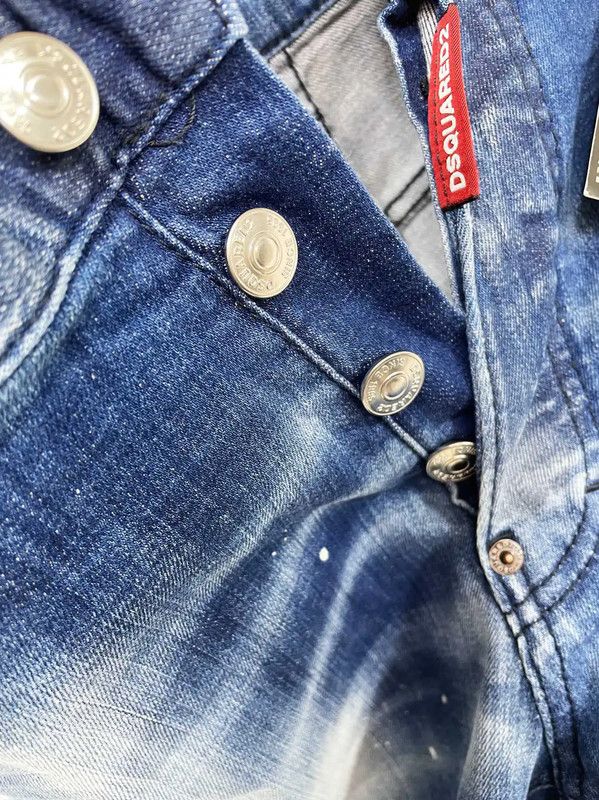 Dsquared2 DSQUARED2 Light Blue Men's Casual Jeans 0089 Size US 26 / EU 42 - 4 Thumbnail