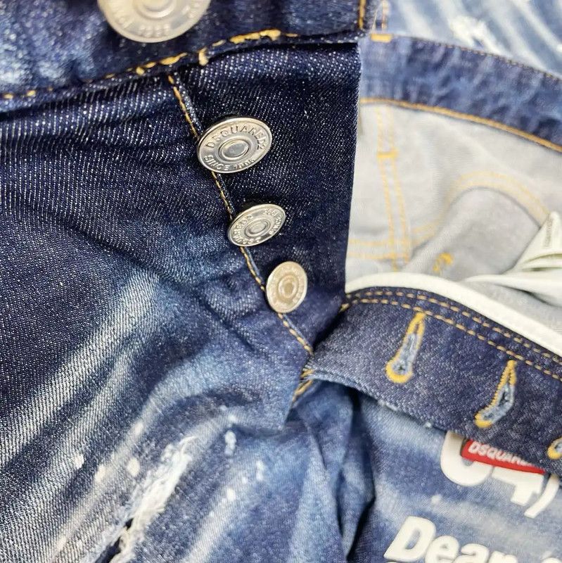 Dsquared2 DSQUARED2 Men's Blue Denim Casual Pants 0089 Size US 26 / EU 42 - 5 Thumbnail