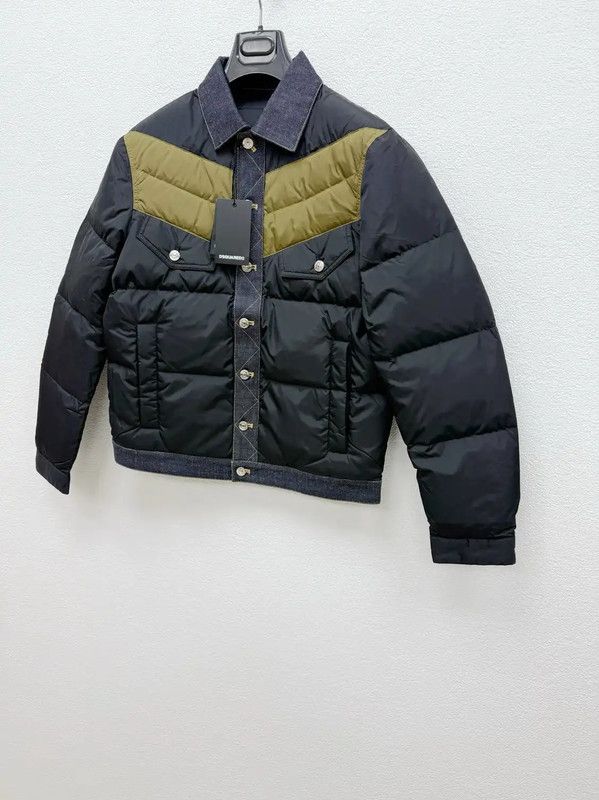 Dsquared2 DSQUARED2 Men's Black Puffer Jacket 0089 Size US L / EU 52-54 / 3 - 2 Thumbnail