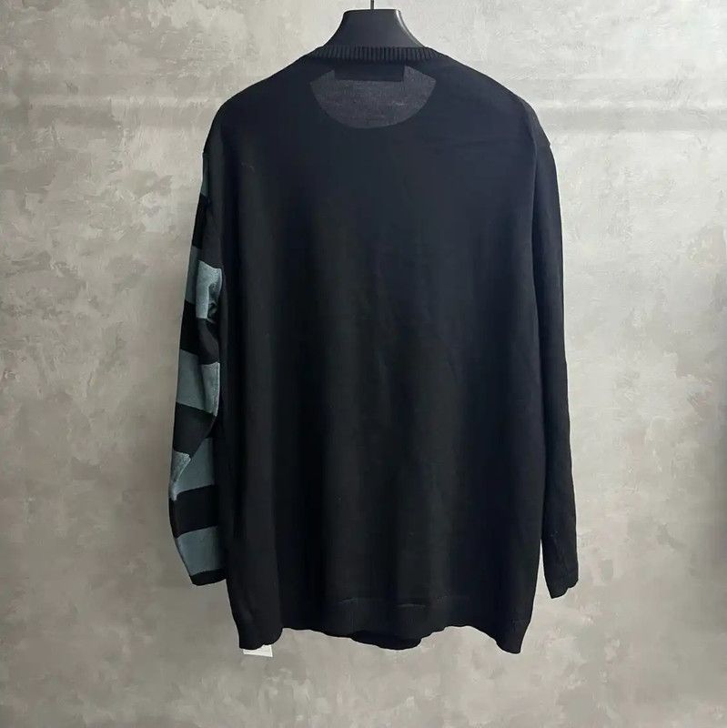 Yohji Yamamoto Yohji Yamamoto Black Cotton Sweatshirt with Graphic 0089 Size US L / EU 52-54 / 3 - 2 Thumbnail