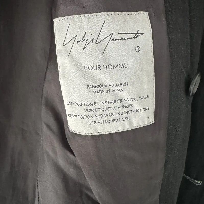 Yohji Yamamoto Yohji Yamamoto Black Cotton Coat for Men 0089 Size US S / EU 44-46 / 1 - 3 Thumbnail