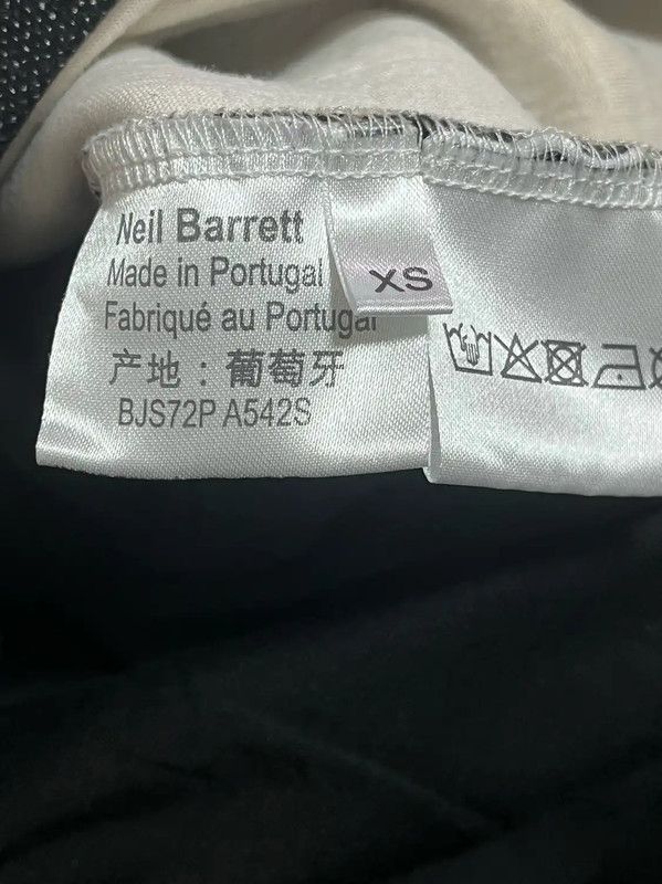 Neil Barrett NeIL BarreTT Color Block Cotton Tee 0089 Size US XS / EU 42 / 0 - 6 Thumbnail