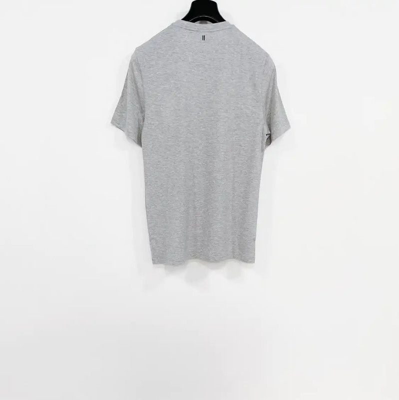 Neil Barrett NeIL BarreTT Gray Cotton Short Sleeve T-Shirt 0089 Size US M / EU 48-50 / 2 - 2 Thumbnail