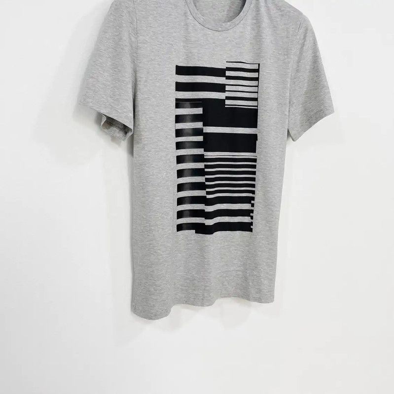 Neil Barrett NeIL BarreTT Gray Cotton Short Sleeve T-Shirt 0089 Size US M / EU 48-50 / 2 - 3 Thumbnail