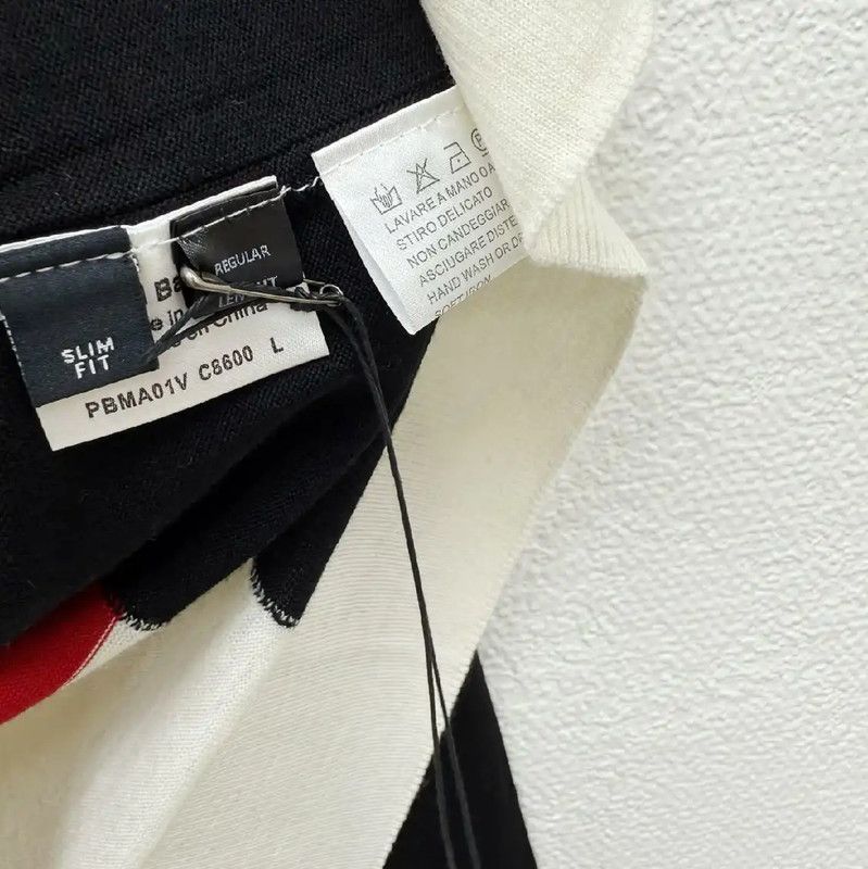 Neil Barrett Neil Barrett Multicolor Wool Long Sleeve Sweater 0089 Size US L / EU 52-54 / 3 - 5 Thumbnail
