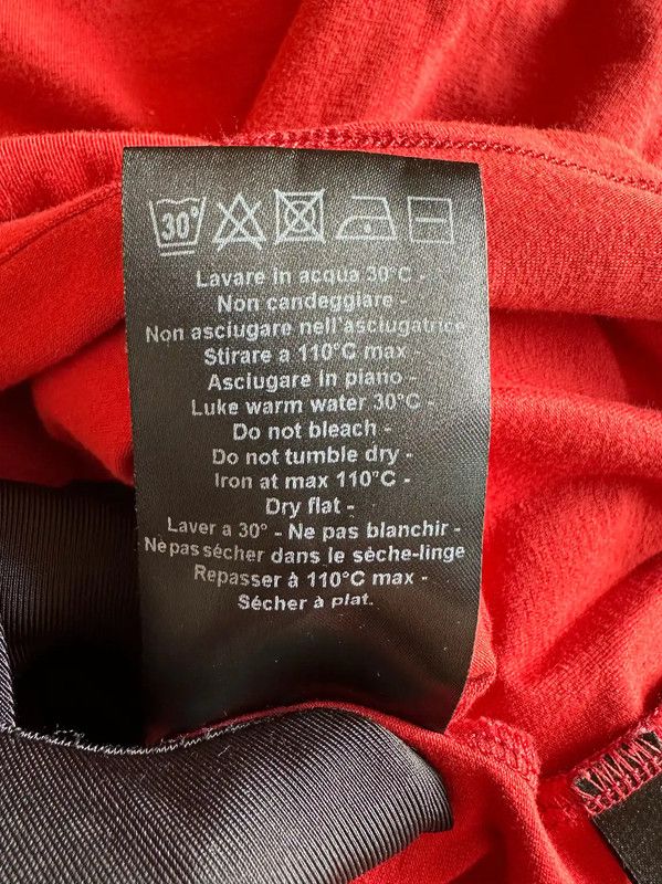 Neil Barrett Neil Barrett Red Cotton Men's T-Shirt 0089 Size US L / EU 52-54 / 3 - 7 Thumbnail