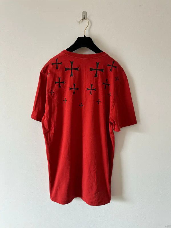 Neil Barrett Neil Barrett Red Cotton Men's T-Shirt 0089 Size US L / EU 52-54 / 3 - 2 Thumbnail