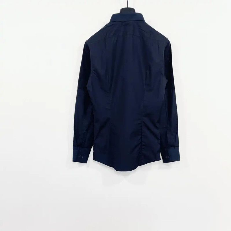 Neil Barrett NeIL BarreTT Navy Cotton Long Sleeve Shirt 0089 Size US S / EU 44-46 / 1 - 2 Thumbnail