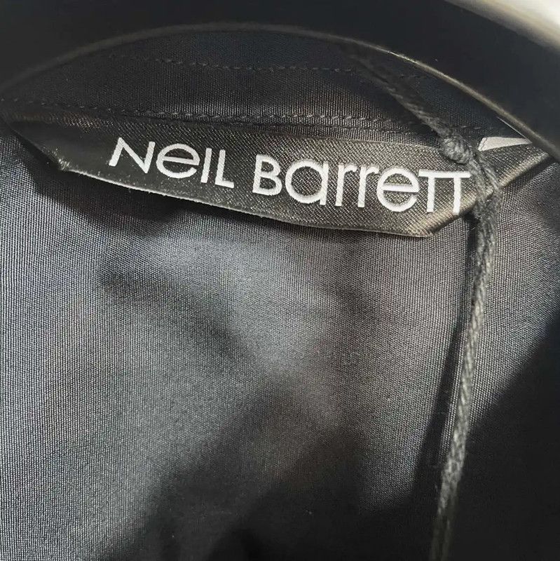 Neil Barrett NeIL BarreTT Navy Cotton Long Sleeve Shirt 0089 Size US S / EU 44-46 / 1 - 4 Thumbnail