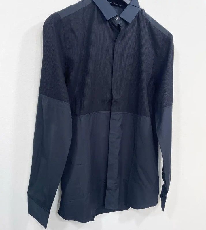 Neil Barrett NeIL BarreTT Navy Cotton Long Sleeve Shirt 0089 Size US S / EU 44-46 / 1 - 3 Thumbnail