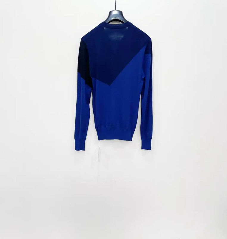 Neil Barrett Neil Barrett Deep Blue Wool Sweater for Men 0089 Size US S / EU 44-46 / 1 - 2 Thumbnail