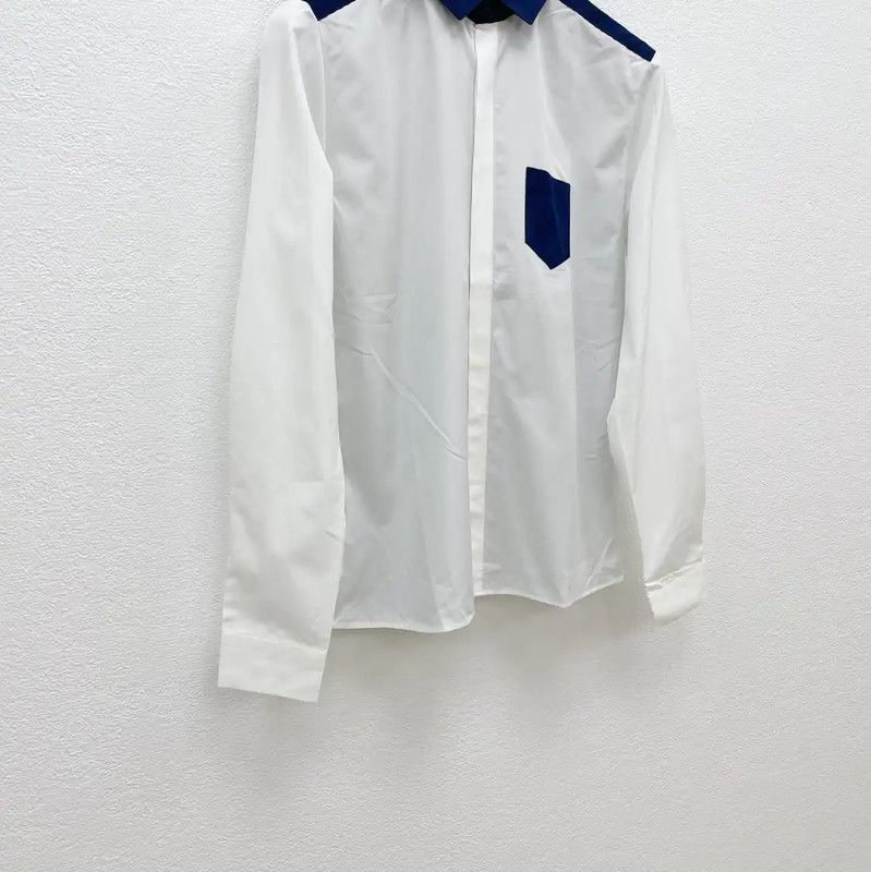 Neil Barrett Neil Barrett White Long Sleeve Shirt 0089 Size US XL / EU 56 / 4 - 2 Thumbnail