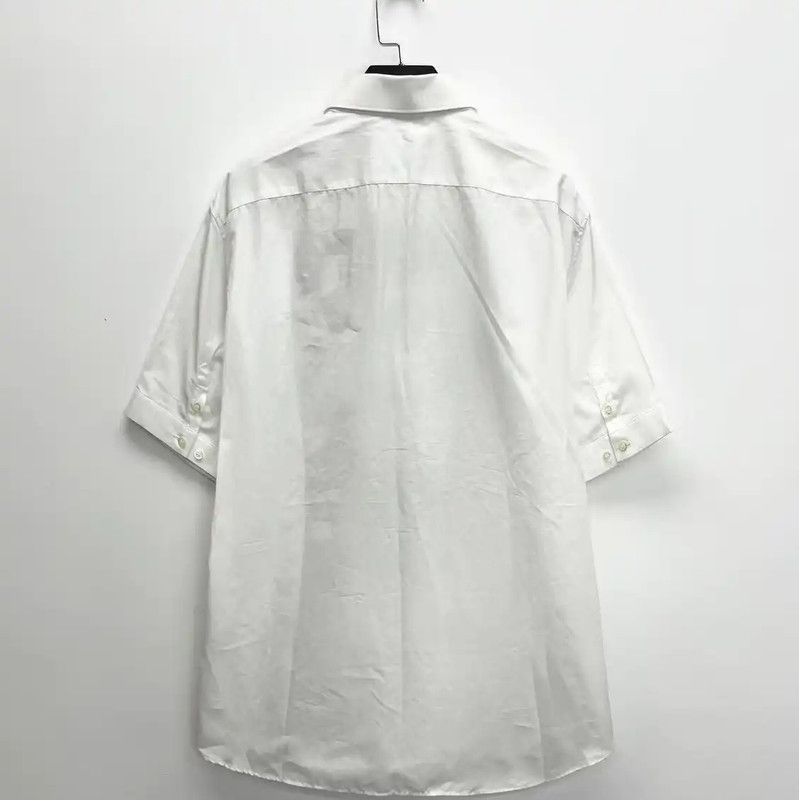 Neil Barrett Neil Barrett White Graphic Short Sleeve Shirt 0089 Size US L / EU 52-54 / 3 - 2 Thumbnail