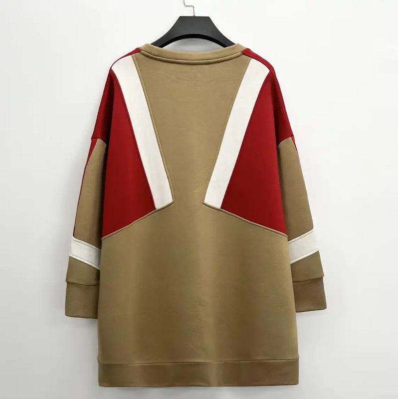 Neil Barrett Neil Barrett Khaki Colorblock Sweatshirt 0089 Size US XXS / EU 40 - 2 Thumbnail