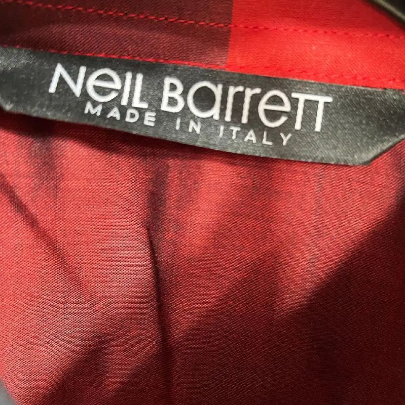 Neil Barrett NeIL BarreTT Red Short-Sleeve Shirt for Men 0089 Size US M / EU 48-50 / 2 - 4 Thumbnail