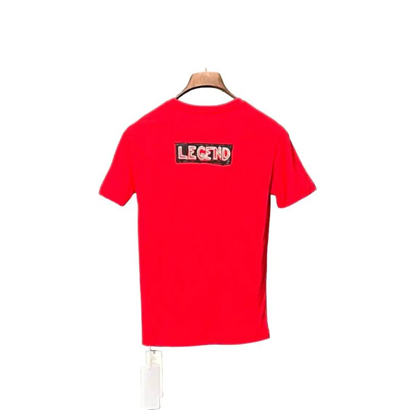 Neil Barrett NeIL BarreTT Red Cotton T-Shirt for Men 0089 Size US XS / EU 42 / 0 - 2 Thumbnail