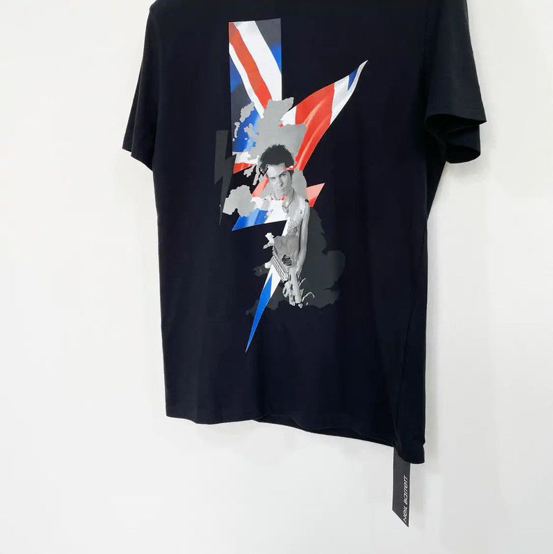 Neil Barrett NeIL BarreTT Black Cotton Short Sleeve T-Shirt 0089 Size US S / EU 44-46 / 1 - 3 Thumbnail