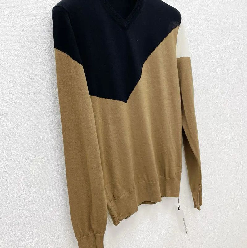 Neil Barrett NeIL BarreTT Color Block Wool Sweater 0089 Size US L / EU 52-54 / 3 - 4 Thumbnail