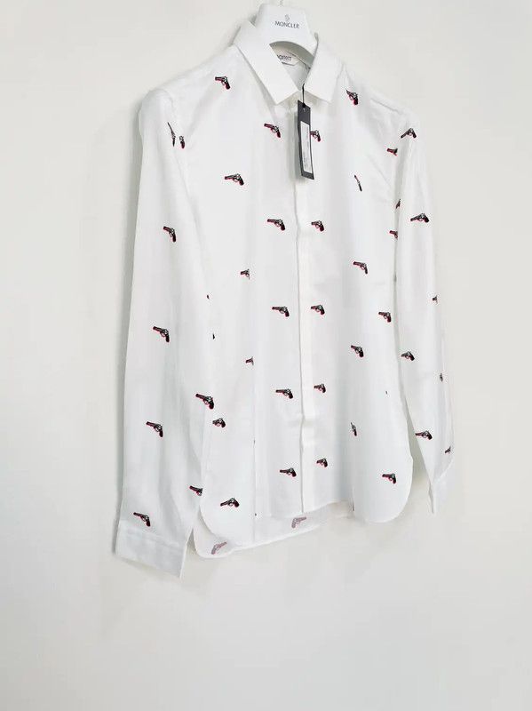 Neil Barrett Neil Barrett White Long Sleeve Shirt for Men 0089 Size US XS / EU 42 / 0 - 2 Thumbnail