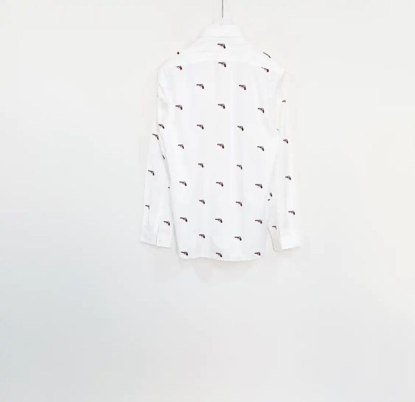 Neil Barrett Neil Barrett White Long Sleeve Shirt for Men 0089 Size US XS / EU 42 / 0 - 4 Thumbnail