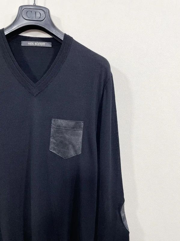 Neil Barrett NeIL BarreTT Men's Pullover in Dark Gray Wool 0089 Size US XS / EU 42 / 0 - 4 Thumbnail