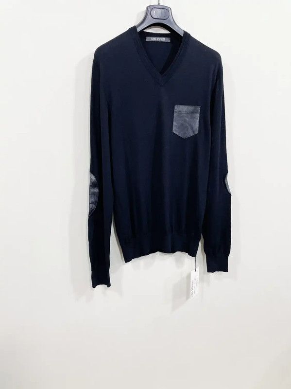 Neil Barrett NeIL BarreTT Men's Pullover in Dark Gray Wool 0089 Size US XS / EU 42 / 0 - 3 Thumbnail