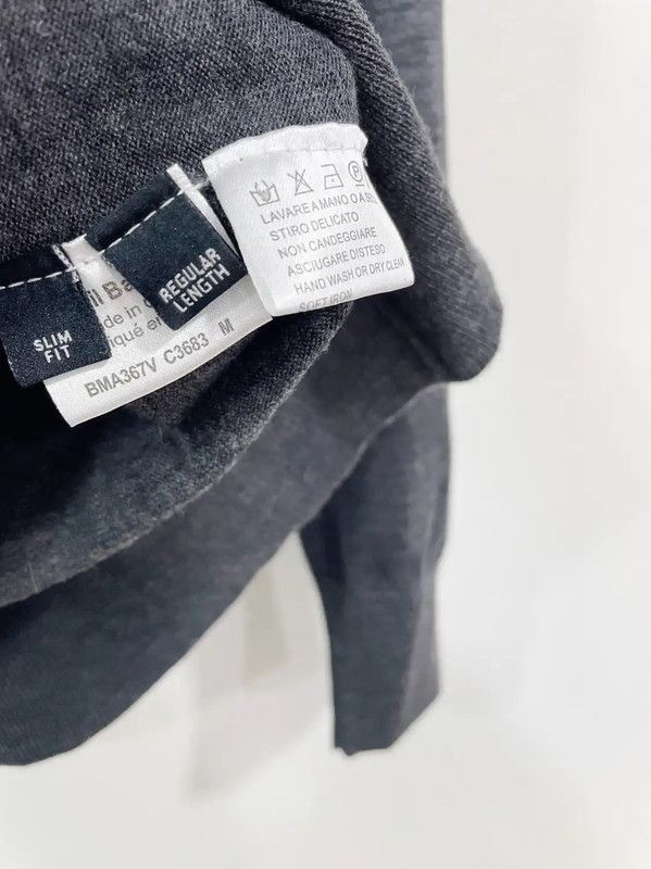 Neil Barrett Neil Barrett Gray Wool Long Sleeve Sweater 0089 Size US M / EU 48-50 / 2 - 5 Thumbnail