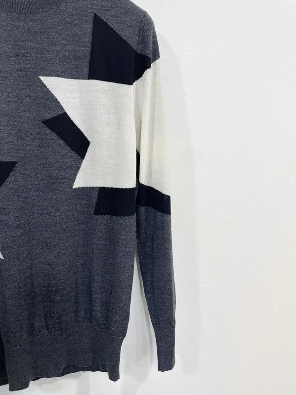 Neil Barrett Neil Barrett Gray Wool Long Sleeve Sweater 0089 Size US M / EU 48-50 / 2 - 4 Thumbnail