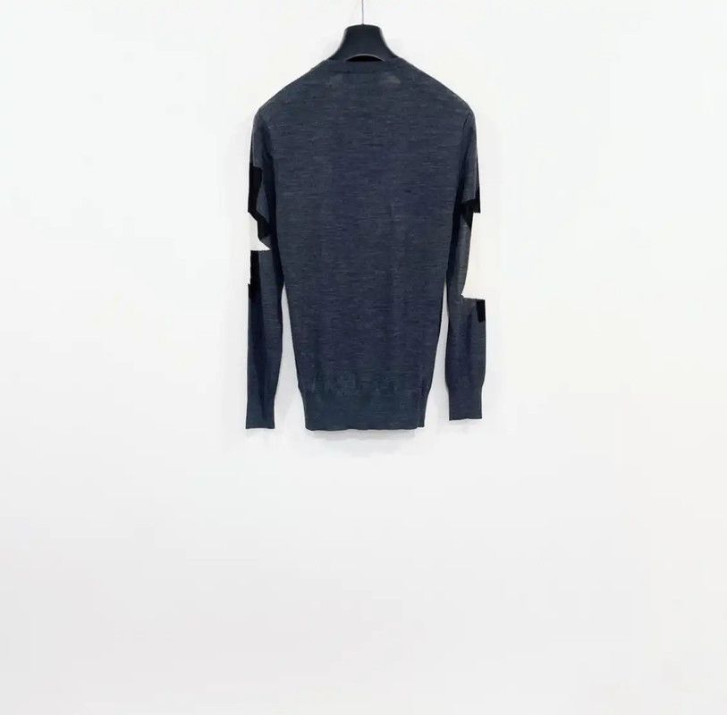 Neil Barrett NeIL BarreTT Gray Wool Long Sleeve Sweater 0089 Size US S / EU 44-46 / 1 - 2 Thumbnail