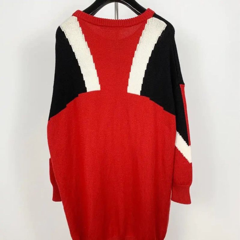 Neil Barrett NeIL BarreTT Red Wool Pullover Sweater 0089 Size US M / EU 48-50 / 2 - 2 Thumbnail