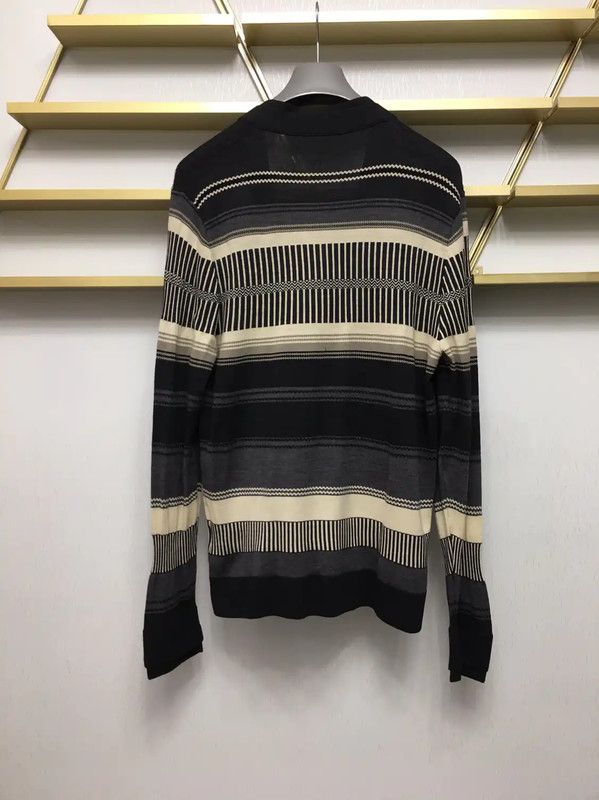 Neil Barrett Neil Barrett Striped Wool Cardigan for Men 0089 Size US M / EU 48-50 / 2 - 4 Thumbnail