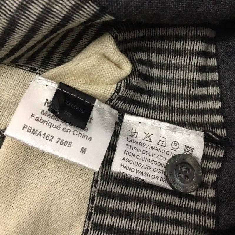 Neil Barrett Neil Barrett Striped Wool Cardigan for Men 0089 Size US M / EU 48-50 / 2 - 5 Thumbnail
