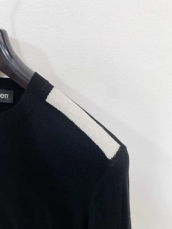 Neil Barrett NeIL BarreTT Black Wool Men's Pullover 0089 Size US XS / EU 42 / 0 - 4 Thumbnail