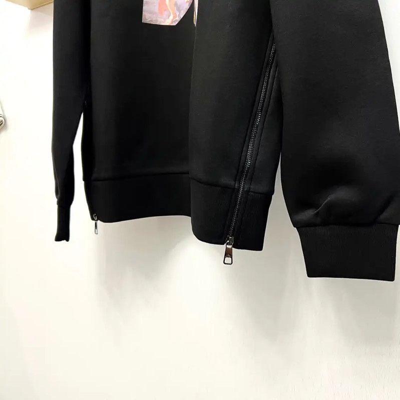 Neil Barrett NeIL BarreTT Black Cotton Men's Sweatshirt 0089 Size US L / EU 52-54 / 3 - 4 Thumbnail