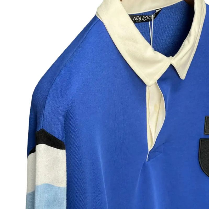 Neil Barrett Neil Barrett Blue Long Sleeve Pullover 0089 Size US XS / EU 42 / 0 - 6 Thumbnail