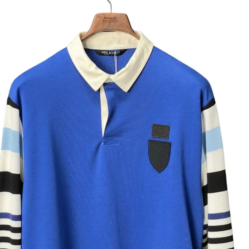 Neil Barrett Neil Barrett Blue Long Sleeve Pullover 0089 Size US XS / EU 42 / 0 - 3 Thumbnail