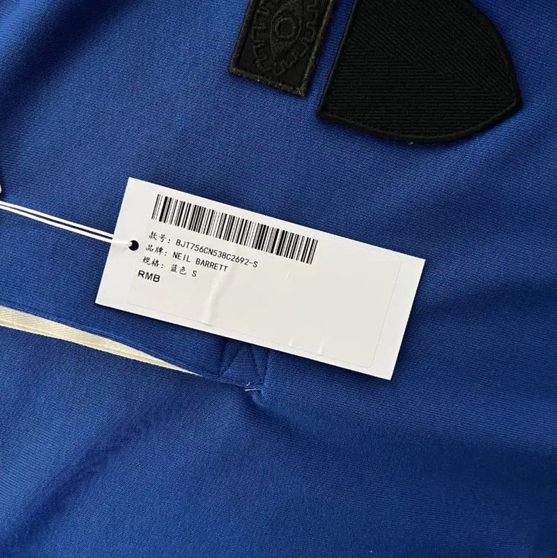Neil Barrett Neil Barrett Blue Long Sleeve Pullover 0089 Size US XS / EU 42 / 0 - 8 Thumbnail