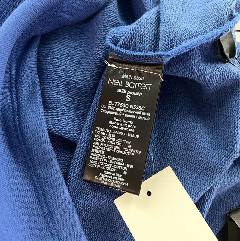 Neil Barrett Neil Barrett Blue Long Sleeve Pullover 0089 Size US XS / EU 42 / 0 - 7 Thumbnail