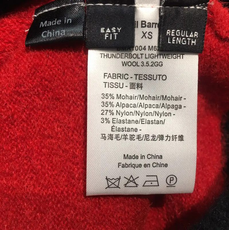 Neil Barrett NeIL Barrett Colorful Alpaca Wool Sweater 0089 Size US XS / EU 42 / 0 - 5 Thumbnail
