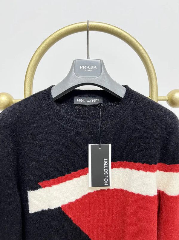 Neil Barrett NeIL Barrett Colorful Alpaca Wool Sweater 0089 Size US XS / EU 42 / 0 - 2 Thumbnail